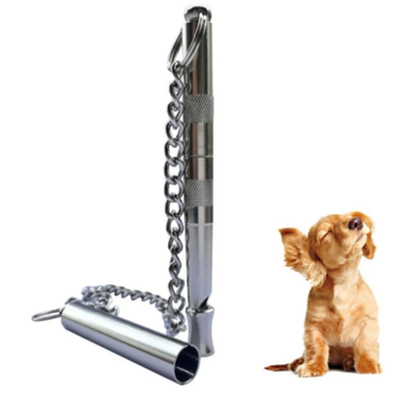 1 Pc Dog Whistles, Dog Training Whistle Professional Gundog Whistle High Pitch Dog Whistle with Lanyard Keychain for Barking & Recall