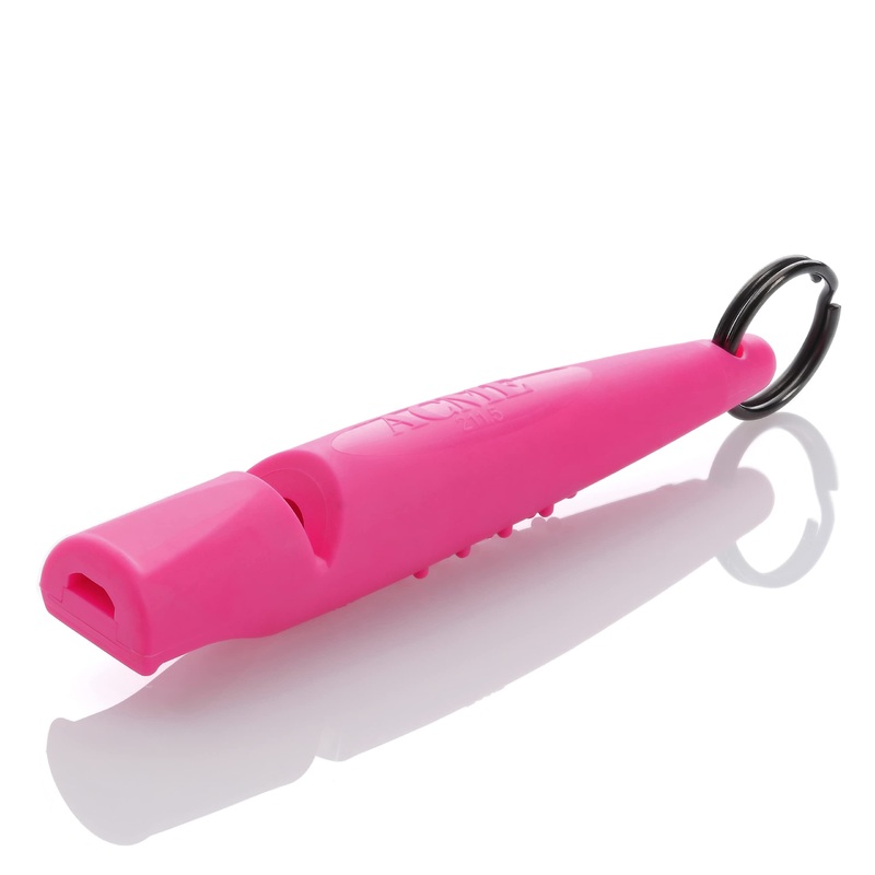 THE ACME – ALPHA Day Glow Pink Dog Training Whistle 211.5 Medium High Pitch, Single Note. Bright Sound Quality with New Comfort Grip. Weather-Proof Whistles Designed and Made in The UK.