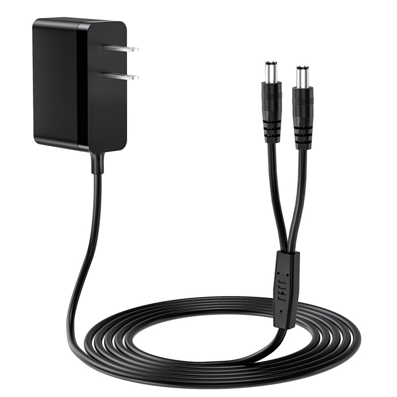 for Mini Educator Charger Dual Lead Charger Compatible with Educator 300 and 400 Series Training Collars E Collar Remote Dog Training Collar Replacement Power Supply Adapter Cord