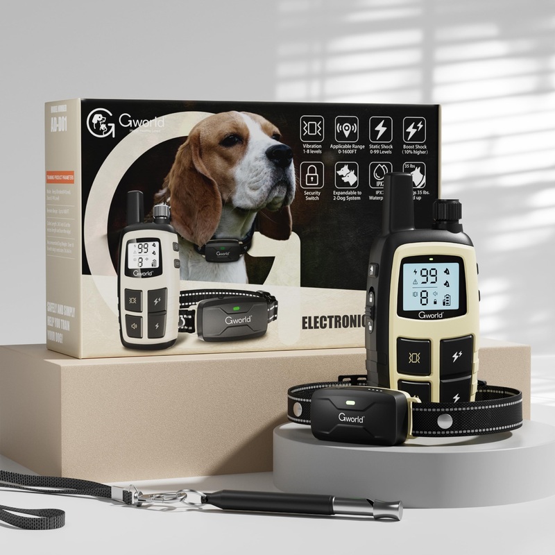 Humane Dog Shock Collar – Shock-Prohibition Lock Mode, Dog Training Collar with 209 Levels of Control 5 Training Modes, Rechargeable E-Collar for Dogs with Remote IPX7 for All Breeds Sizes