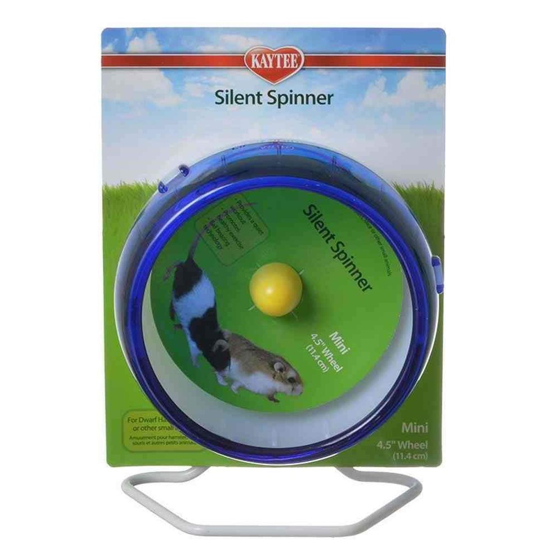 Kaytee Silent Spinner Wheel For Pet Mice and Dwarf Hamsters, Mini 4.5 Inch Mini 4.5″