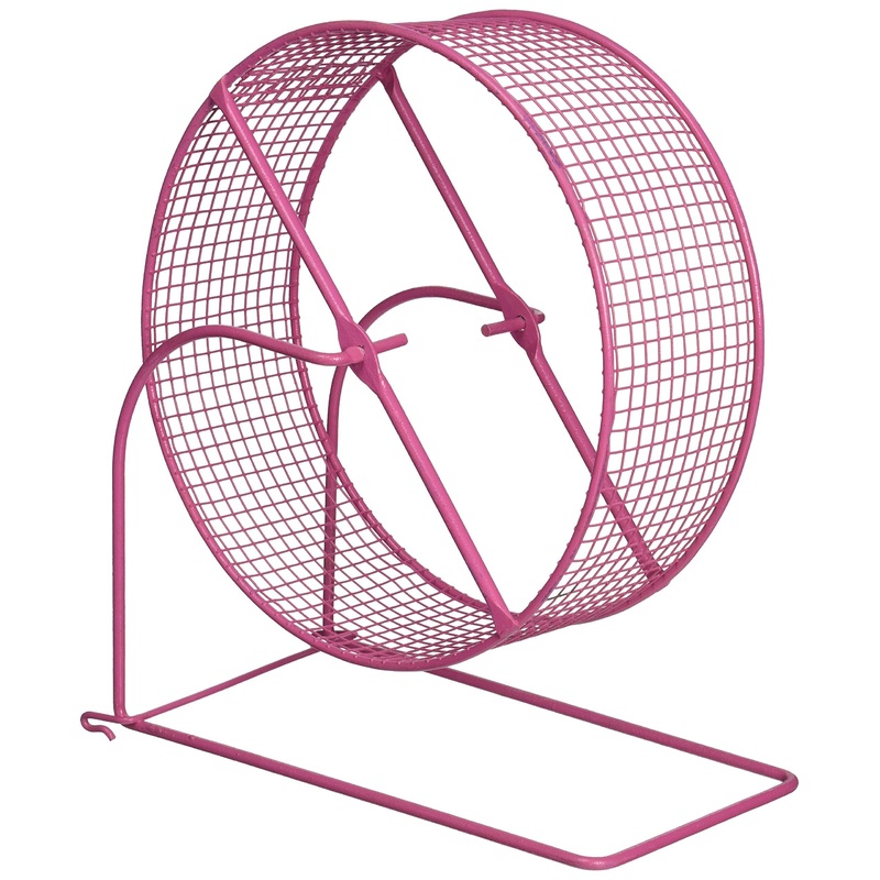 Prevue Pet Products 90013 Wire Mesh Hamster/Gerbil Wheel Toy for Small Animals, 8-Inch, Colors Vary