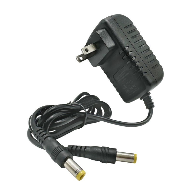 Replacement Cord for Mini Educator E Collar Charger, Dual Lead Charger Compatible with Educator 300, 400 Series, RX, FOB and BP-504 Dog Training Collar Power Supply Adapter Cord