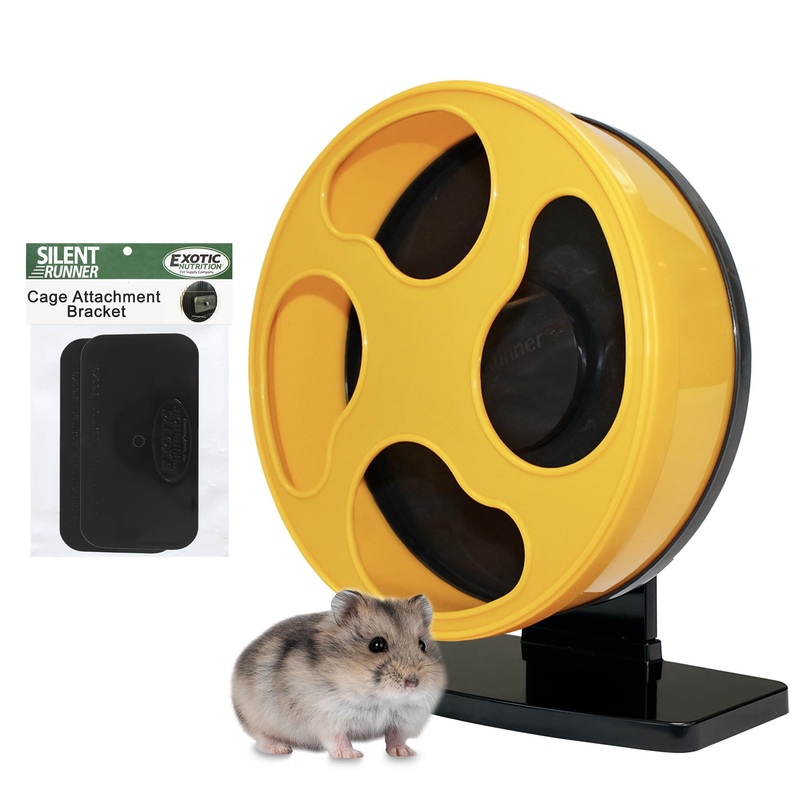 Silent Runner Wheel – 9″ Regular – Exercise Wheel (Yellow) Yellow