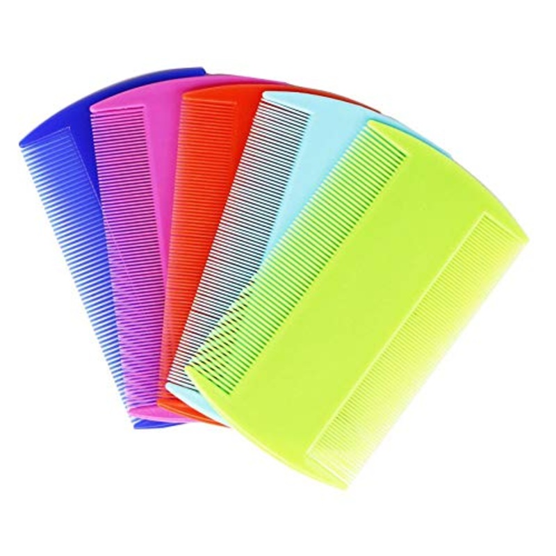 5 PCS Flea Lice Combs Grooming Fine Tooth Hair Combs for Dogs Cats