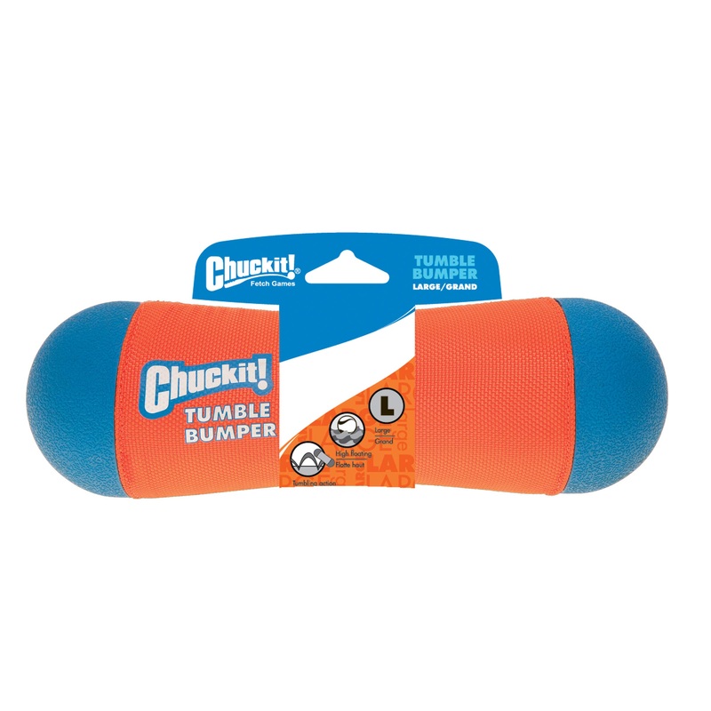 Chuckit! Amphibious Tumble Bumper Dog Toy, Floats on water,Large Large Tumbler Bumper