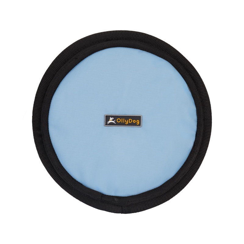 OllyDog Flyer Disc, Dog Frisbee, Lightweight and Floating, Dog Toys Interactive, Dog Stuff, Gentle on Teeth and Gums (Maui Blue) Maui Blue
