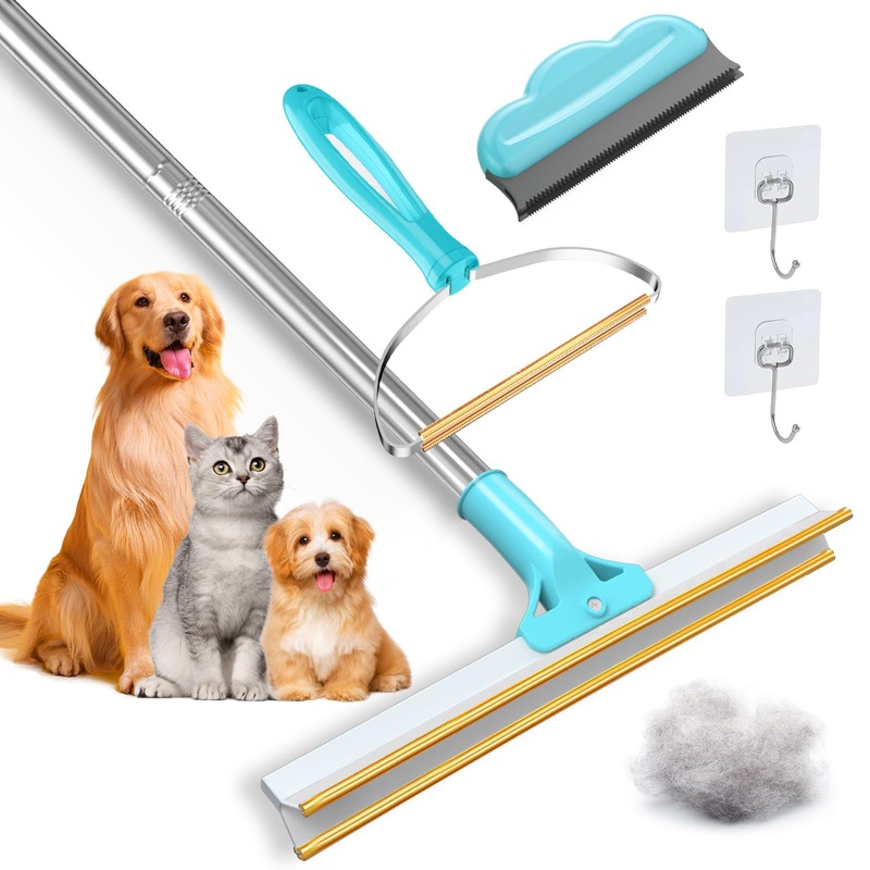 Pet Hair Remover Bundle – Large,Small &Mini Cat and Dog Hair Remover Remove Embedded Fur from Furniture, Couch, Carpet, Clothing and Bedding etc.Pet Hair Removal Tool,Best Partner of Furry!