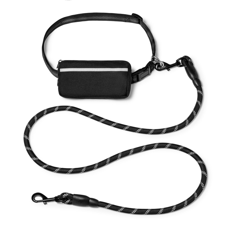 5ft Hands Free Dog Leash, Waist Dog Leash, Heavy Duty Belt Dog Leashes with Zipper Pouch, and Highly Reflective Threads for Walking, Jogging, and Running with Your Dog