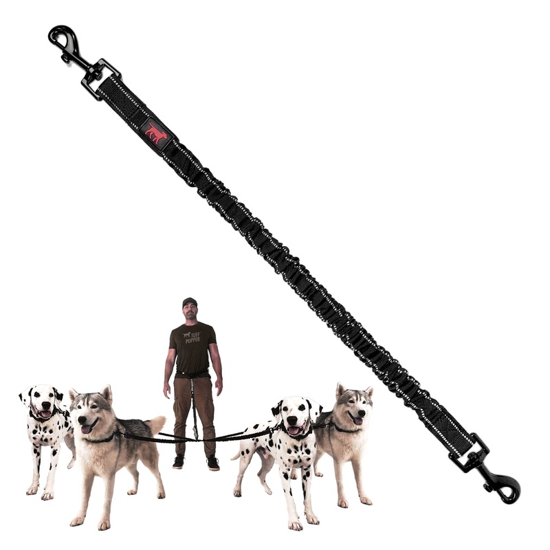 Add-On Accessory Bungee Leash | Add One Large Dog Up to 125 lbs | Requires Purchase of Two Large Dog Hands Free Bungee Leash Sold Separately | Buy One for Three Dog Leash | Buy Two for Four Dog Leash Xcessory – Large Dog Add-on Bungee