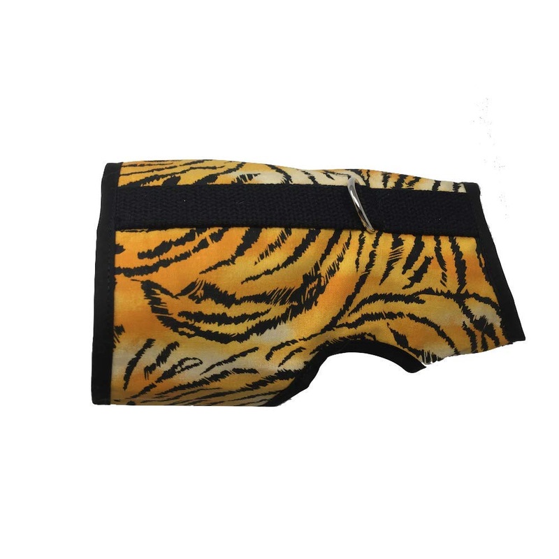 Cat Harness, Medium Large, Tiger Stripe M/L Tiger Print