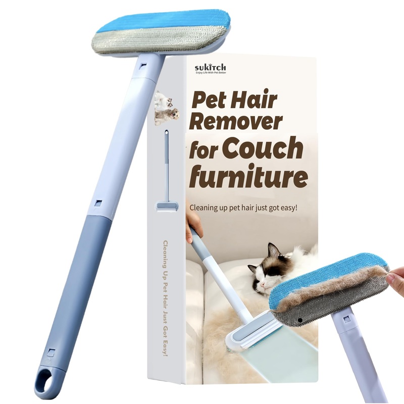 Pet Hair Remover for Couch, Durable, Reusable, Washable Lint Cleaner for Dog and Cat Hair, Gentle on Furniture, Effective on Carpets, Clothing, Bedding