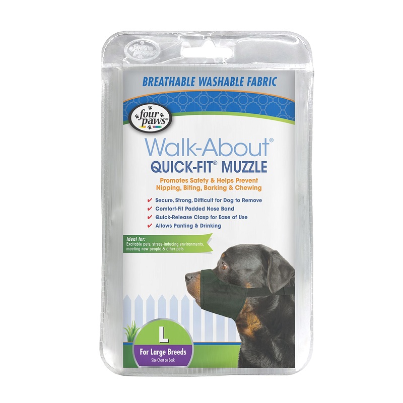 Four Paws Walk-About Quick-Fit Dog Muzzle 4 – Large 4-Large