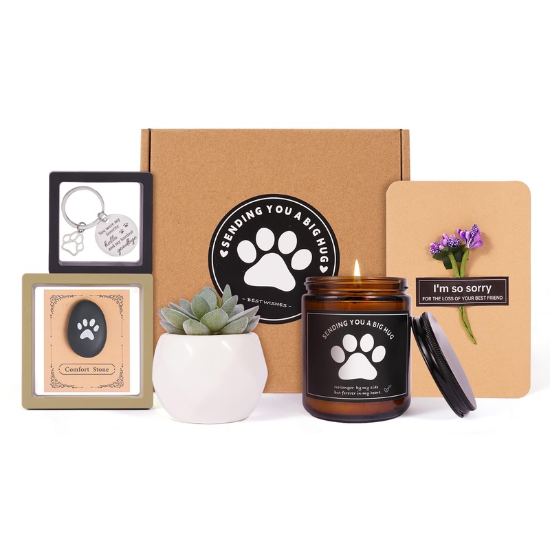 Loss of Dog Sympathy Gift, Dog Memorial Gifts for Loss of dog, Dog Bereavement Gifts, Dog Remembrance Gift for Dog Loss, Dog Passing Away Gifts, Pet Loss Sympathy Gift Baskets, Pet Condolence Gifts