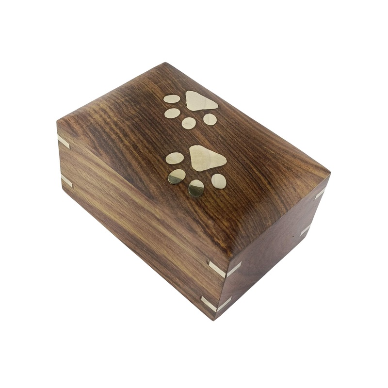 Rosewood Pet Urn Box – Peaceful Pet Memorial Keepsake Urn for Dogs,Cats (Small : 6″ x 4″ x 3″ – 45lbs or 20kg) Small : 6″ x 4″ x 3″ – 45lbs or 20kg