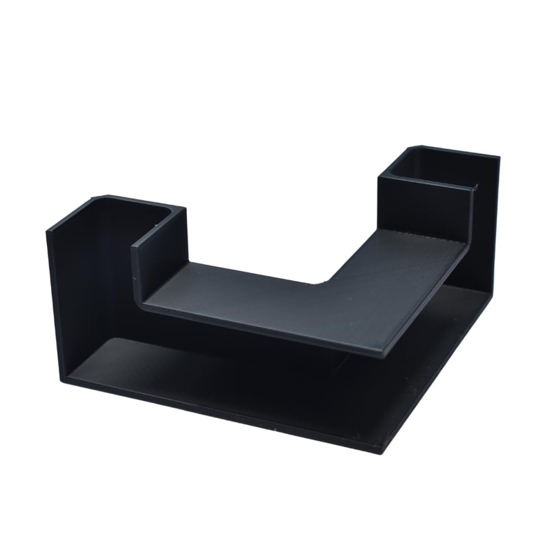 Chatelet Aquarium Underground Tunnel | Fish & Shrimp Hideout for Aquariums | Unique Underground Viewing Tunnel | Made in USA (Corner Tunnel, Black) Corner Tunnel, Black
