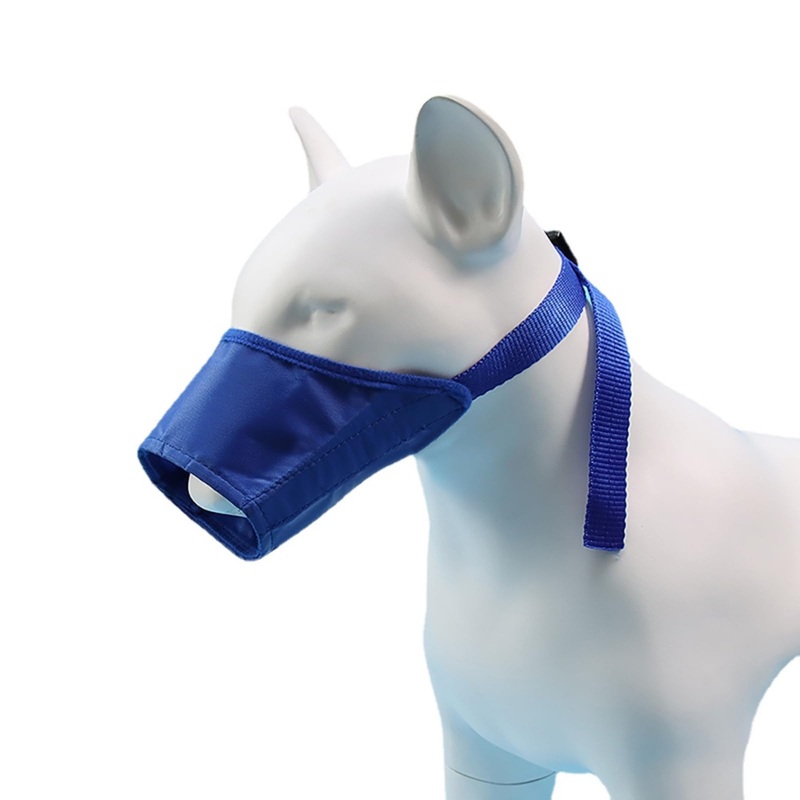 Dog Muzzle Soft and Breathable Prevents Barking, Chewing and Biting Allows Panting and Drinking Pet Supplies for Small, Medium and Large Dogs Suitable for outings, walks, training (2# 5.51in,Blue) 2# 5.51in Blue