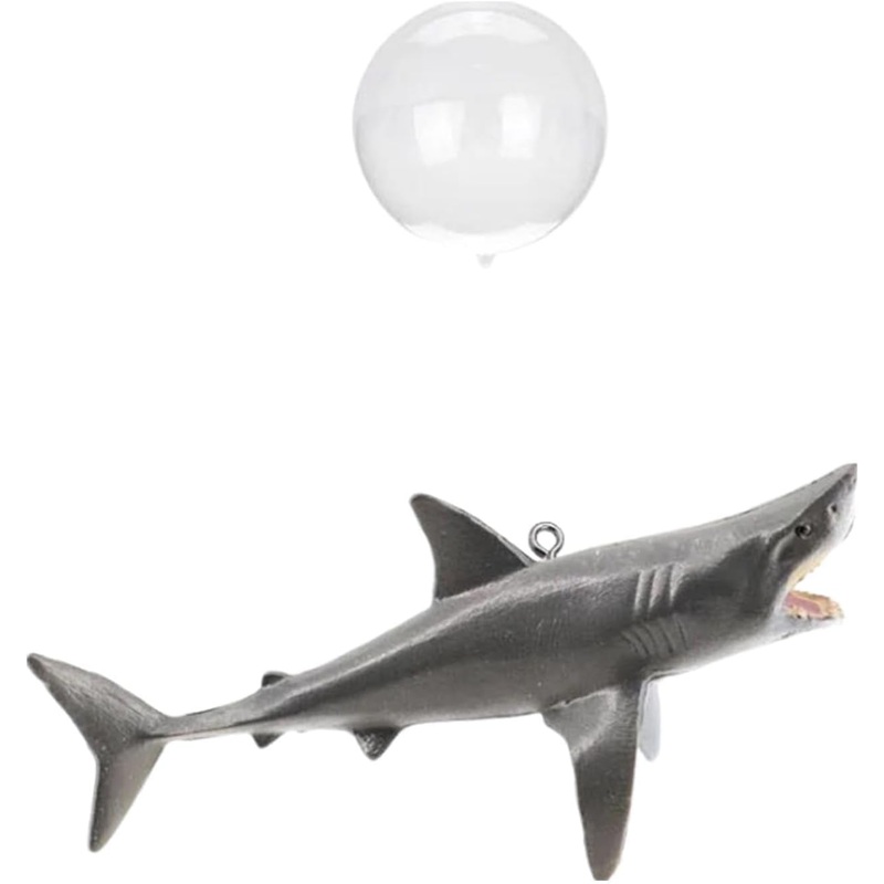 Floating Shark Ornament – Adjustable Aquarium Shark Animal Decor, Shark Pool Dcor | Aquarium Floating Shark Ornaments Thematic Ornaments Suitable for Aquarium All Kinds of Fish Tank and Home