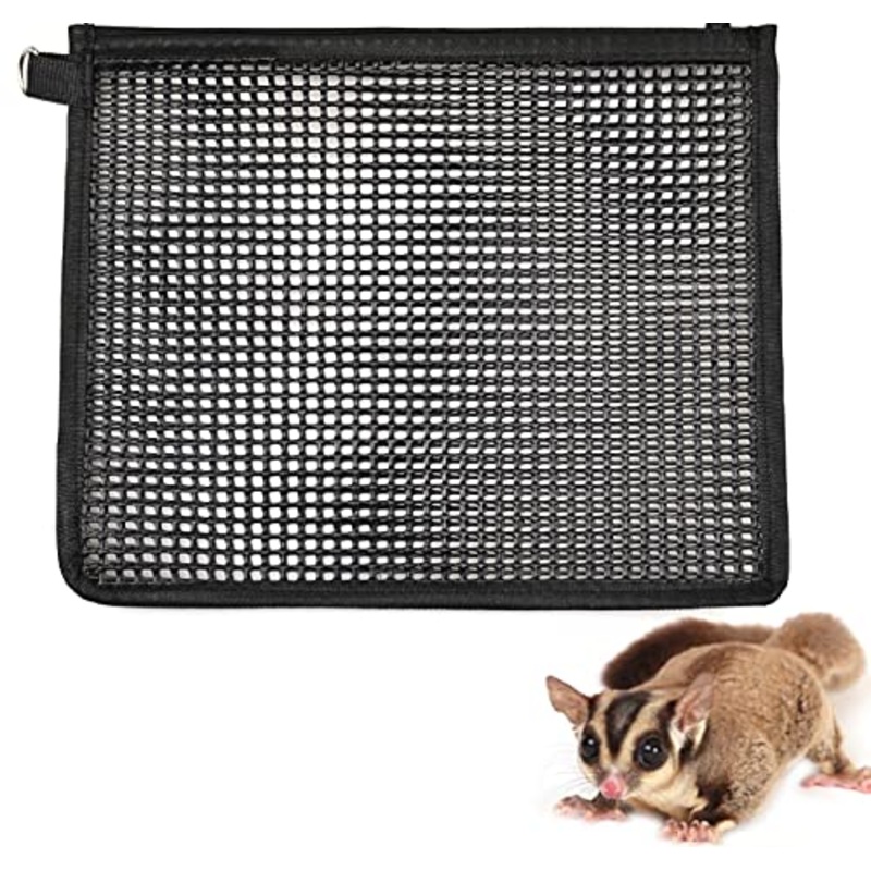 Sugar Glider Nail Trimmer Nails Trimming Pouch Mesh Trim Bag for Guinea Pig Rat Ferrets Small Pets