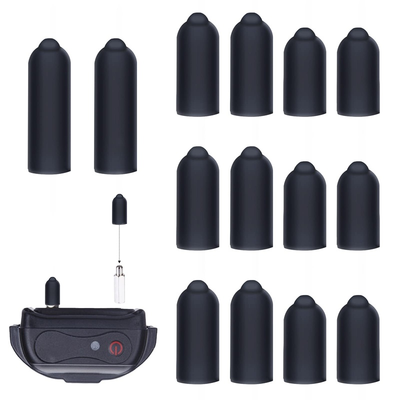 24 Pcs Dog Shock Collar Rubber Tips,Replacement Prongs for Dog Training Collar Silicone Covers for Dog Training Collars Silicone Caps for Dog Bark Collar (13mm/16mm/20mm)