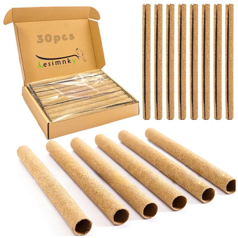 30PCS Birds Perch Covers, Sand Perch for Bird Cage Platform Accessories Bird Perch Covers Sandpaper Sand Perch Covers for Parakeets Canaries Finches & Small Birds