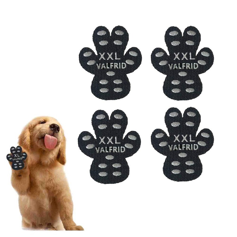 Dog Paw Protector Anti-Slip Grips to Keeps Dogs from Slipping On Hardwood Floors,Best for Summer Hot Pavement,Dog Shoes Booties Socks Replacemen XXL 24 Pieces 6Sets 24Pcs XXL (2.83″ x2.52″,61-80 lbs)