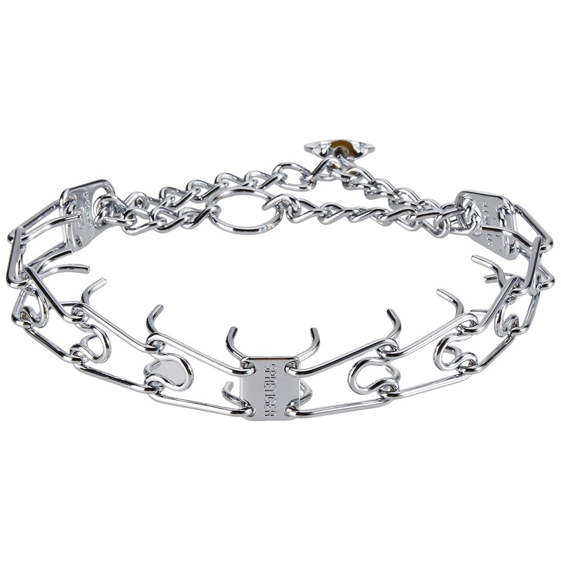 Herm Sprenger Dog Training Pinch Collar Chrome Plated Steel