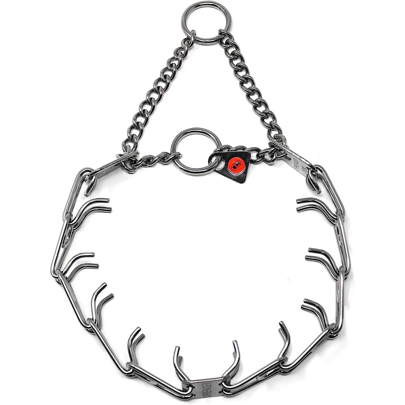Herm Sprenger Prong Collar for Dog Training | Micro Prong Stainless Steel Ultra-Plus Dog Collar | Assembly Chain Training Collar for Smaller Dogs | Made in Germany – (1.5 mm, (Neck Size Upto 9.5″))