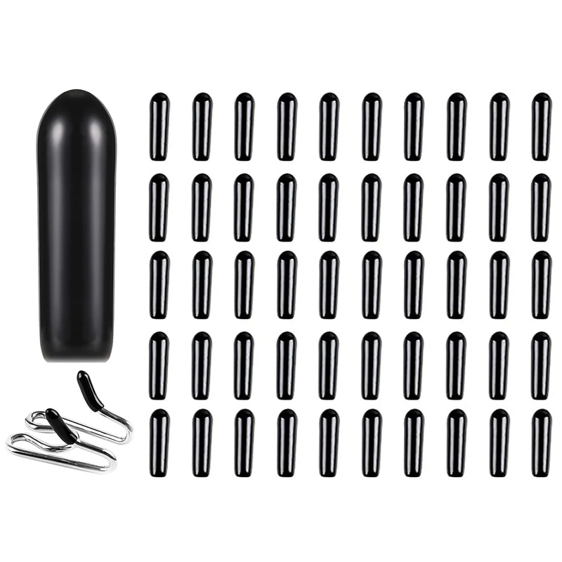 Prong Collar Covers 2.25/3.2/4.0mm Designed for Herm. Sprenger Collar (50 Tips per Pack), Vinyl Comfort Prong Tips for 2.25mm-4.0mm Dog Pinch Collar (3.2mm) 3.0/3.2mm