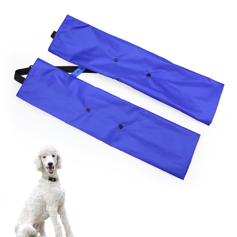 Waterproof Dog Leggings with Adjustable Strap Dogs Leg Covering Protector Dog Waterproof Pee Pants for Poodles Long Haired Dogs on Rainy Days Long Leg Dogs Legging Pants
