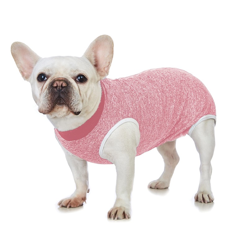 Dog Surgery Recovery Suit-Comfortable & Breathable Dog Recovery Suit After Surgery,Dog Surgical Recovery Suit Female Male,Prevent Licking Dog Onesies,Substitute E-Collar & Cone-Red Medium Red