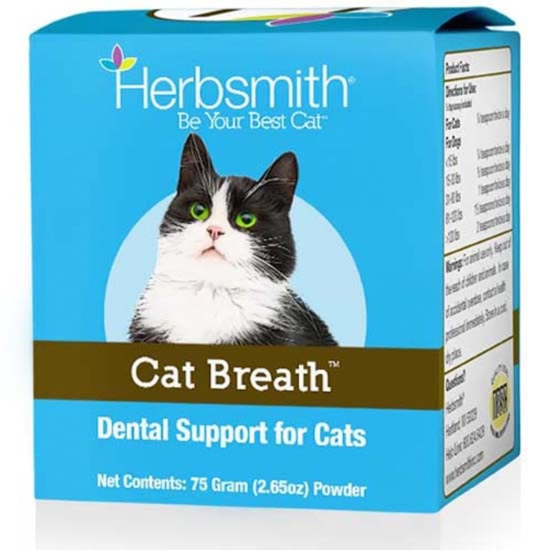 Herbsmith Cat Breath – Dental Support for Cats – 75g