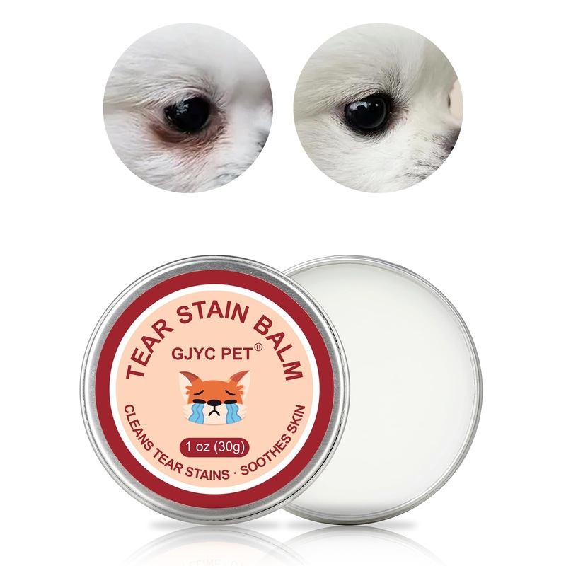 Pet Tear Stain Remover Balm – 1 oz (30g) Natural, Plant-Based Eye Care for Dogs and Cats – Gently Cleanses and Restores Sparkling Eyes 1 oz 2