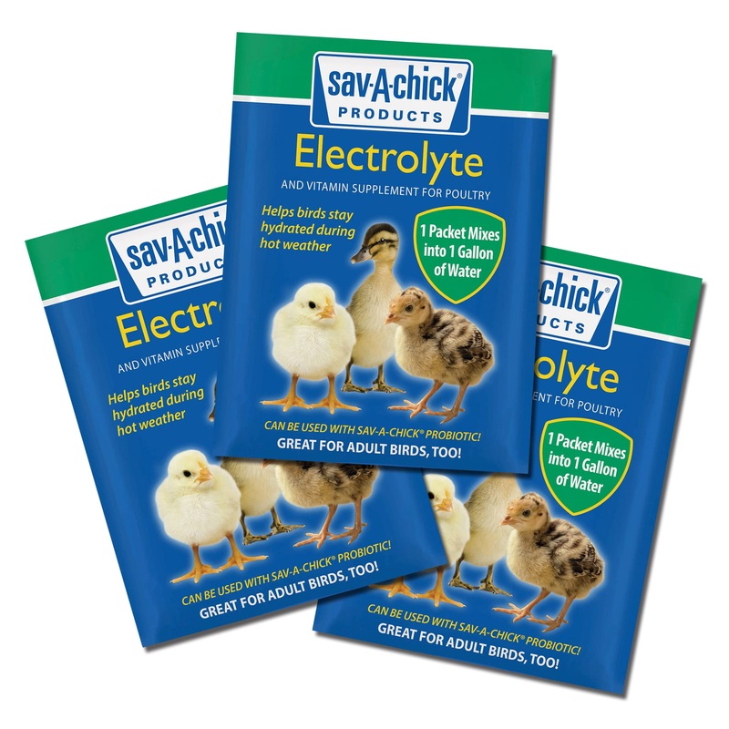 Sav-A-Chick Electrolyte & Vitamin Supplement (3 – 0.2 oz packets)