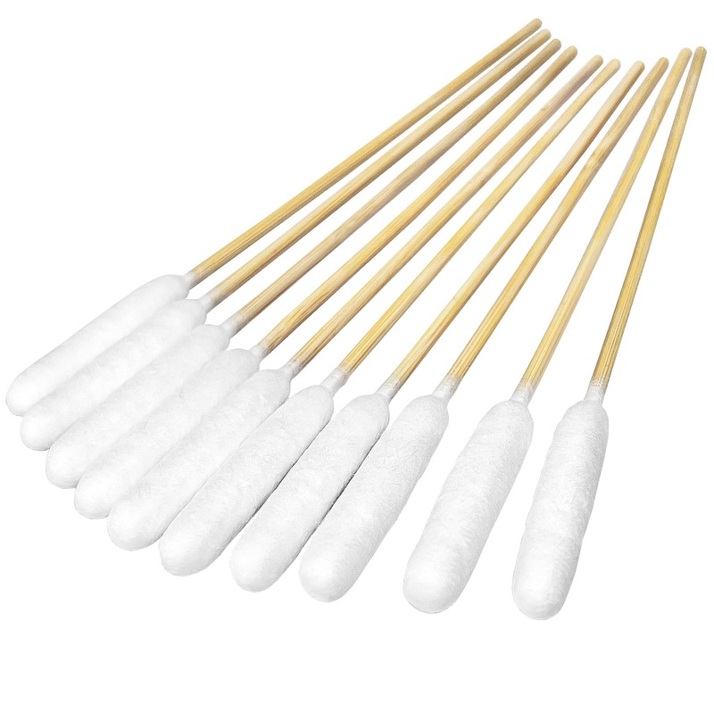 100 PCS Professional Dog Ear Cleaning Swabs – 6-inch Large Cotton Swabs, Gentle and Comfortable Bamboo Cotton Buds, Prevent Infections, Ideal Solution for Pet Ear Care (Long Tips) Long Tips 100PCS