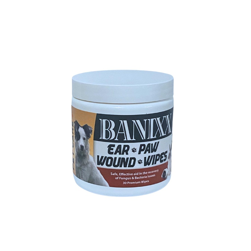 BANIXX Ear, Paw, Wound Pet Wipes