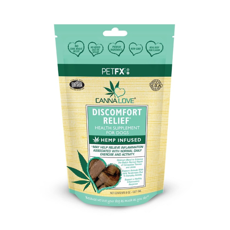 CannaLove Discomfort Relief Hemp Infused Supplement Sticks – 8oz Bag, Doctor Formulated