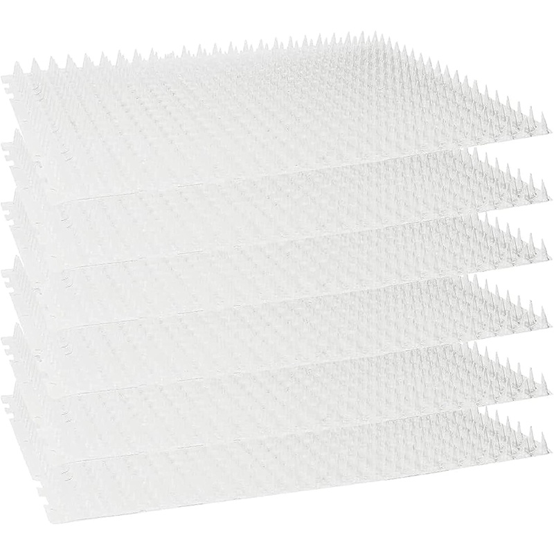 Homarden Cat Deterrent Outdoor Mat: Pet Deterrent Mats for Cats and Dogs – Indoor/Outdoor Deterrent Training Spike Mat Devices – Keep Away Cats Plastic Mats with Spikes – 16 x 13 Inches, 6 Pack