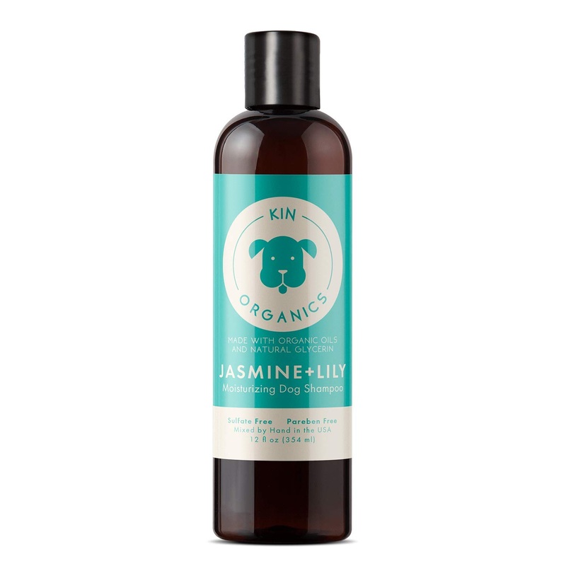 kin+kind kin organics Jasmine+Lily Organic Dog Shampoo, 12 oz