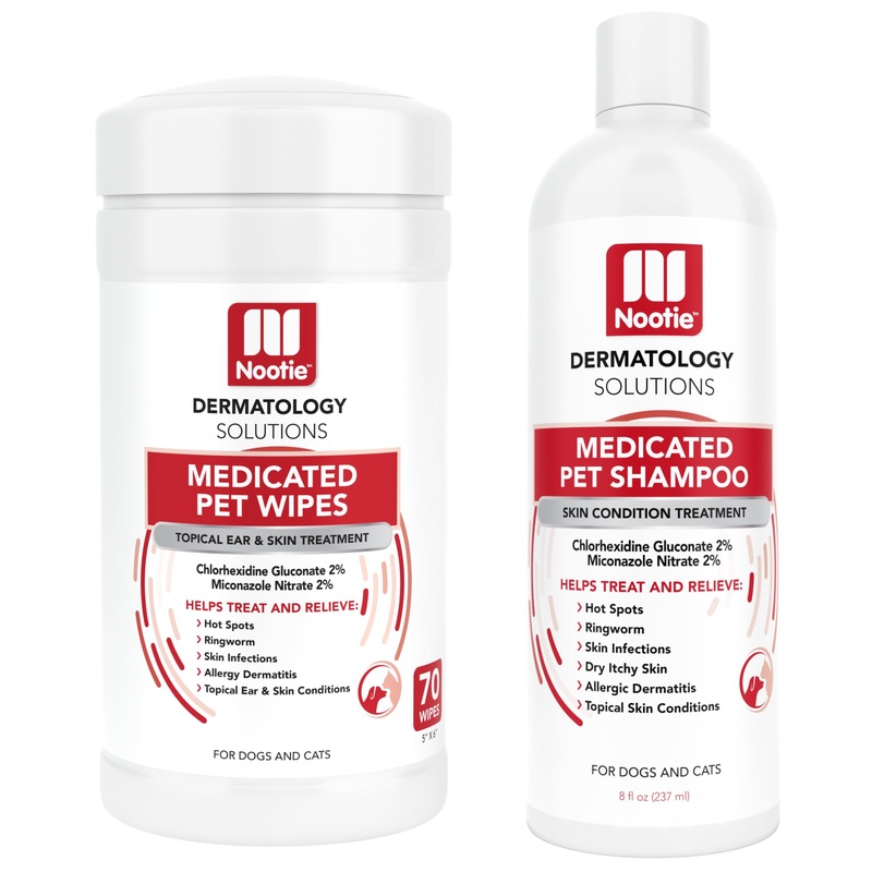 Nootie 70 Count Medicated Wipe and Shampoo Bundle