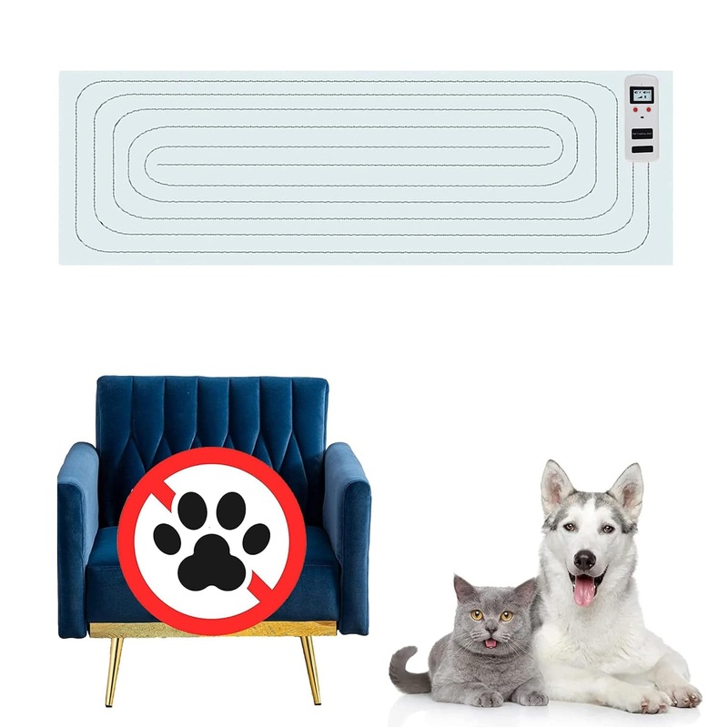 PAPARELA Scat Shock Mat for Dogs and Cats Indoor, Pet Shock Mats for Training Pets, Electric Repellent Mat Keeps Dogs and Cats off Counter, Couch and Sofa (22″ x 14 “Upgraded, Original Version) 22” x 14 “Upgraded