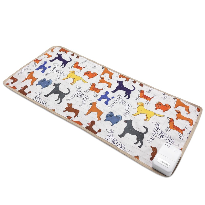 Shock Training Mat for Dogs and Cats, 31.5 x 15 Decorative Electric Pet Repellent Mat, 3 Mode Touch Sensitive Static Pad Protect Furniture from Paws-Dog Pattern Cartoon Dog 31.5″ x 15″