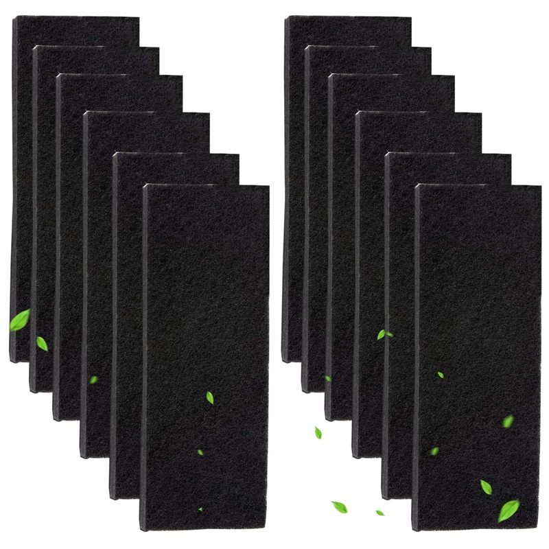12PCS Carbon Filters Compatible with Litter Robot 3 Replacement Filters for Absorbing Odors Control Damp from Pets and Keep Home Fresh