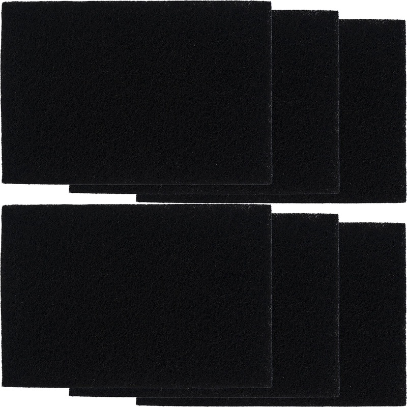 6 Pack Replacement Activated Charcoal Filters Compatible with Van Ness Carbon Odor Filters for Pureness F6 Zeloite Air Filter