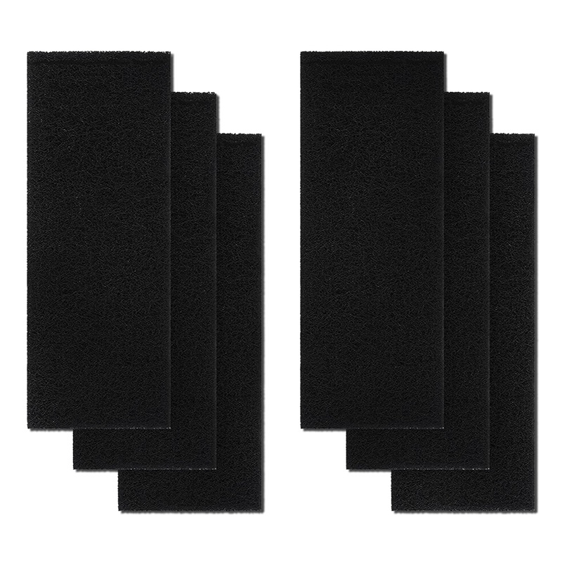 Carbon Filters for Litter Box Automated, 6 Pack Replacement Filters 9″3″ Thickened Type, Activated Carbon Filters Absorb Odor & Dust Control Moisture 6-Pack