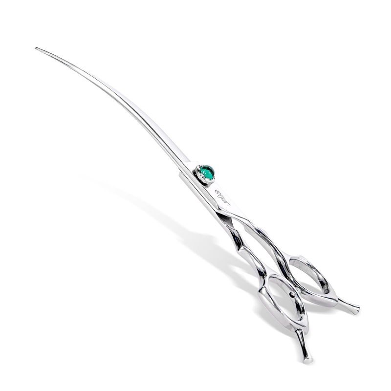 Dog Grooming Curved Scissors 7 inch Professional Pet Shears Made Of Japanese Advanced Stainless Steel Professional Grooming Scissors for Dogs Cats and Other Pets