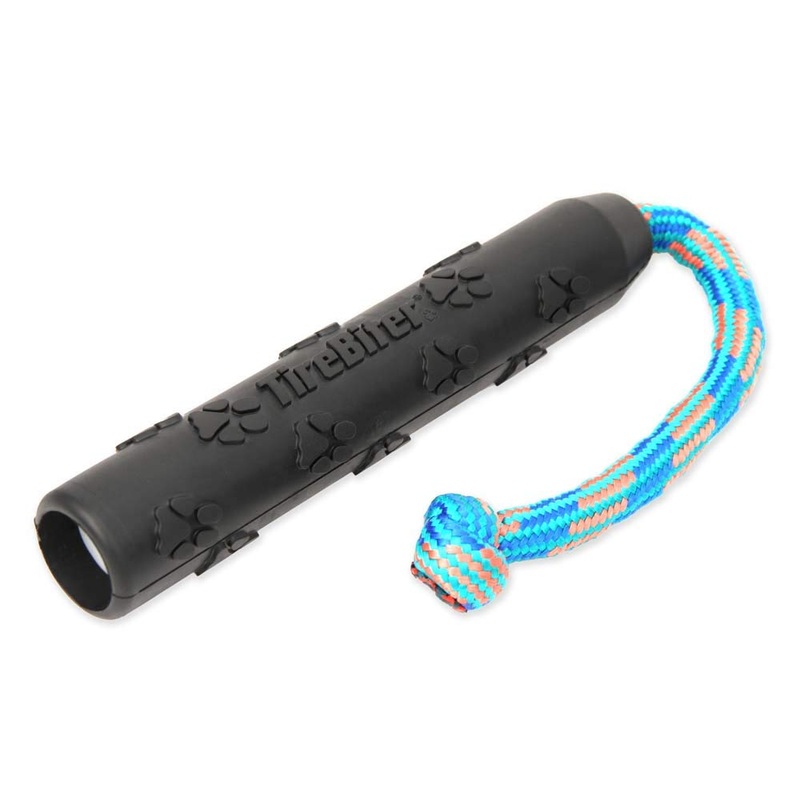 Mammoth TireBiterII Retriever with Poly Float Rope  Natural Rubber Dog Toys  Dog Toys for Extra Long Interactive Fetch and Play It Floats 11 It Floats 11 Retriever w/Poly Float Rope