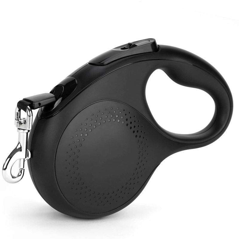 Retractable Dog Leash, 26 Feet Dog Leash for Small to Large Dogs up to 110lbs, Anti-Slip Handle One Button Lock and Release, Heavy Duty 360 Tangle-Free