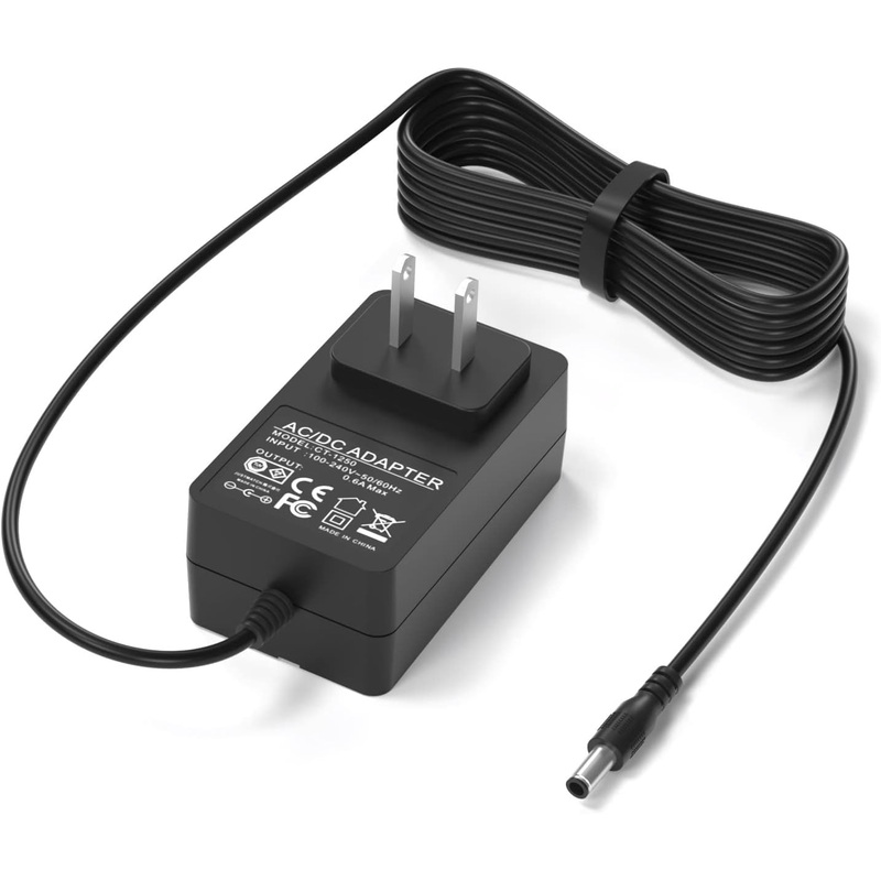 12V Power Cord for LitterMaid LM680C LM980 P-70016, Replacment for Hillpig Self-Cleaning Cat Litter Box Automatic Self-Cleaning Classic Replacement Power Supply