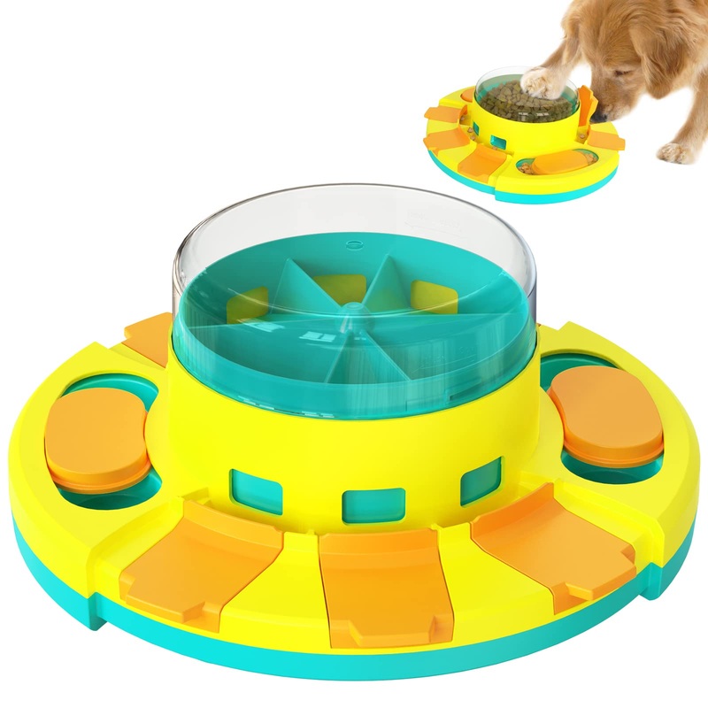 Dog Puzzle Toys level 3 2 1, Dog Treat Puzzle Slow Feeder, Interactive Enrichment Toys for Large/Medium/Small and Smart Dog, Dog Food Dispenser for Boredom and Mental Stimulation (Blue). LEVEL-3 Puzzle Toys-Blue